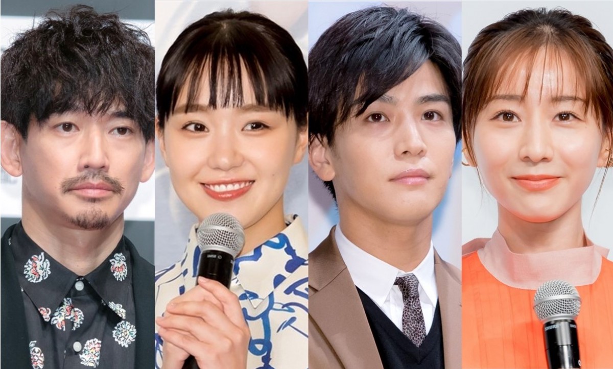 ドラマ『あなたがしてくれなくても』で2組の夫婦を好演した（左から）永山瑛太、奈緒、岩田剛典、田中みな実