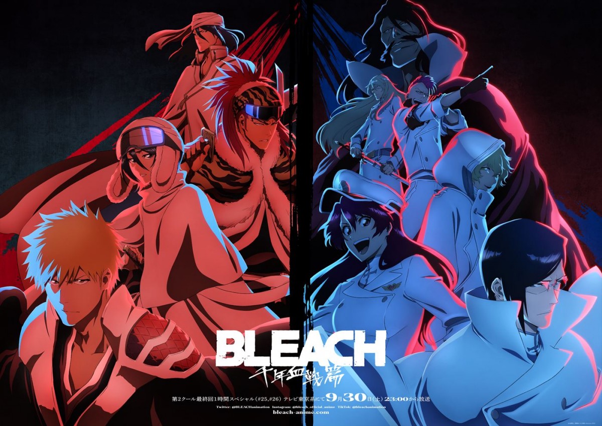 アニメ『BLEACH 千年血戦篇‐訣別譚‐』第2クール最終回は1時間SPに！　総集篇の放送も決定