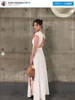 【写真】長谷川京子、美しいドレス姿を披露　「お背中も綺麗」「後ろ姿も素敵」