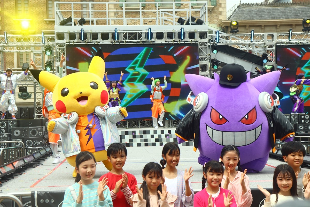 USJ初のポケモンショーが公開！　DJピカチュウ＆DJゲンガーらが会場をブチ上げる