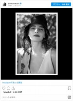 33歳を祝して美しいポートレートを披露　※「エマ・ワトソン」インスタグラム