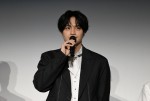 ドラマ『シッコウ!!～犬と私と執行官～』完成披露試写会に登壇した中島健人