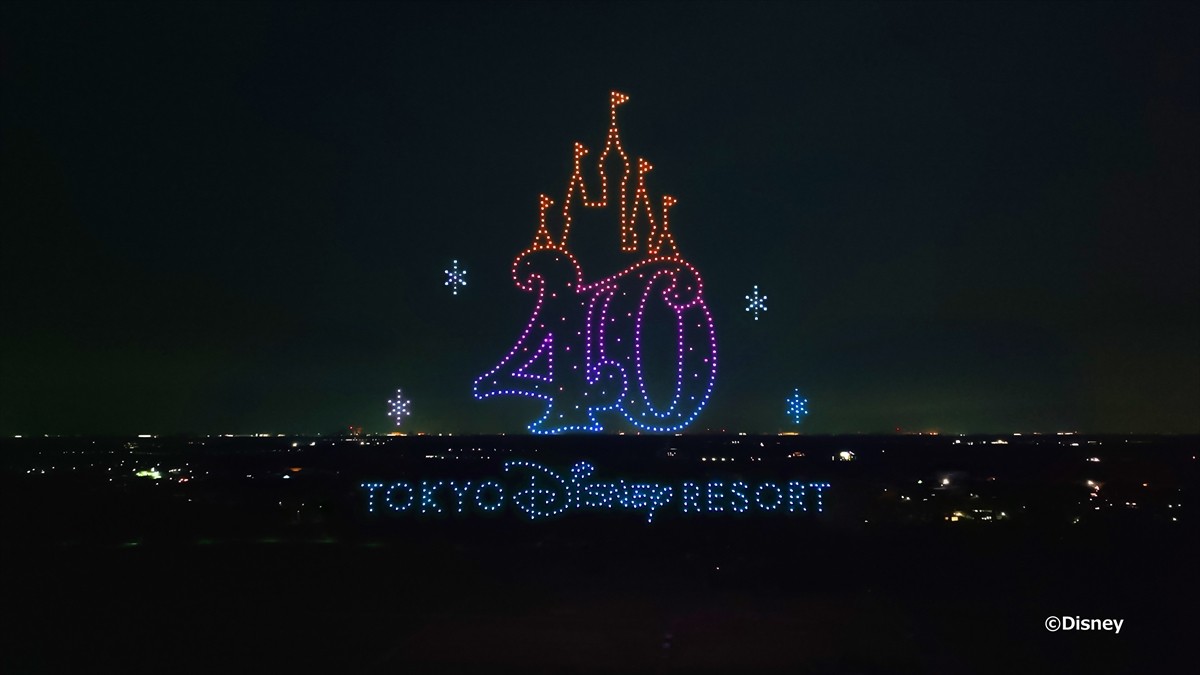 20230706_東京ディズニーリゾート 40周年スペシャルドローンショー