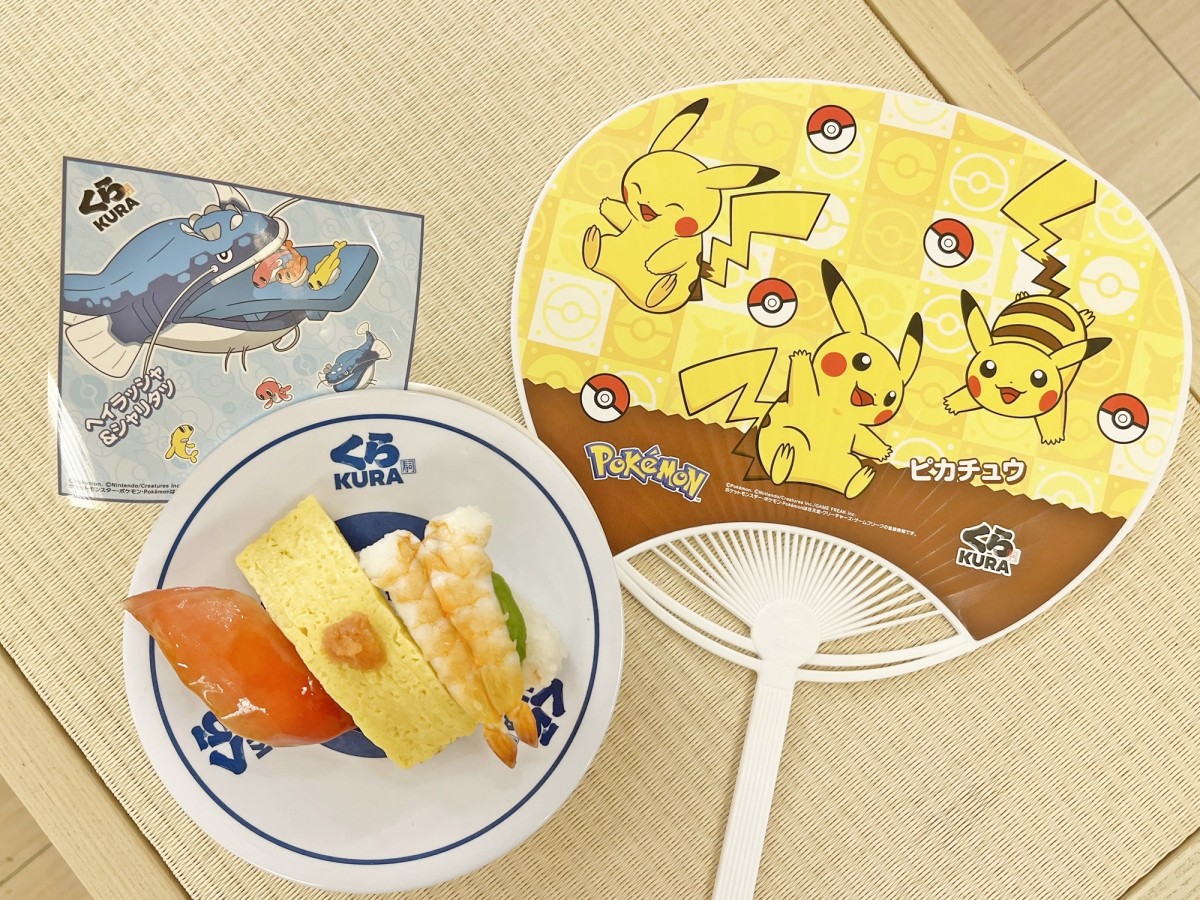 「くら寿司」の『ポケモン』コラボが超かわいい！　シャリタツにぎり＆限定グッズは必見＜取材レポ＞