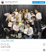 『罠の戦争』の主題歌「BETTING」を歌うSEVENTEEN×香取慎吾　※「香取慎吾」インスタグラム