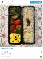 水野真紀が息子に作った弁当 ※「水野真紀」インスタグラム