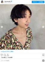 安藤サクラ、アー写撮影の裏側ショットを公開　※「安藤サクラ」インスタグラム