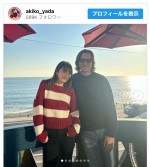 （写真左から）矢田亜希子、豊川悦司　※「矢田亜希子」インスタグラム