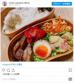 坂下千里子の”娘弁当” ※「坂下千里子」インスタグラム