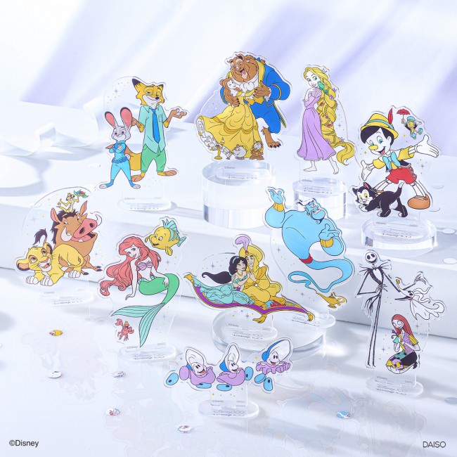 ダイソーの“ディズニー”グッズがかわいい！　ミッキーやアリエルなど100種類のキャラクター登場