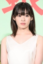 森七菜、映画『銀河鉄道の父』初日舞台挨拶に登場