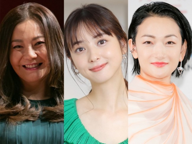 （左から）華原朋美、佐々木希、冨永愛