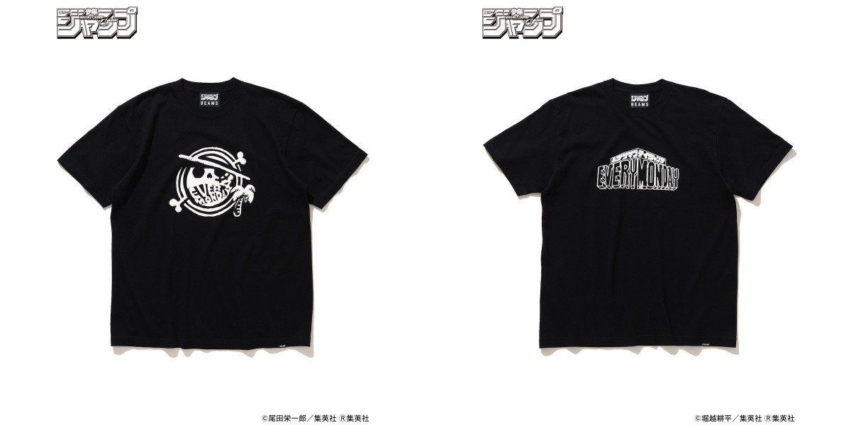 230720_『週刊少年ジャンプ』×ビームス “EVERY MONDAY” Tシャツ