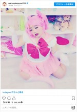 渡辺直美、『セーラームーン』ちびうさのコスプレ披露 ※「渡辺直美」インスタグラム