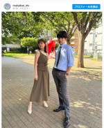 【写真】赤楚衛二＆生田絵梨花、キメキメのポーズに「ジョジョですか？」＜こっち向いてよ向井くん＞