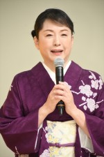 松坂慶子、連続テレビ小説『らんまん』試写会に登場