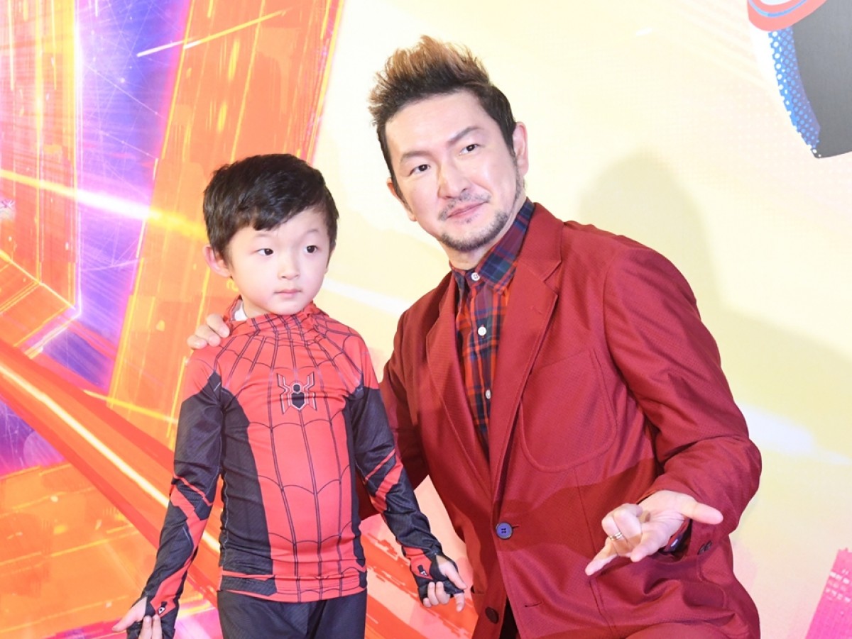 中村獅童、スパイダーマンのコスプレは今日限り!?　息子・陽喜くんの2代目襲名を宣言