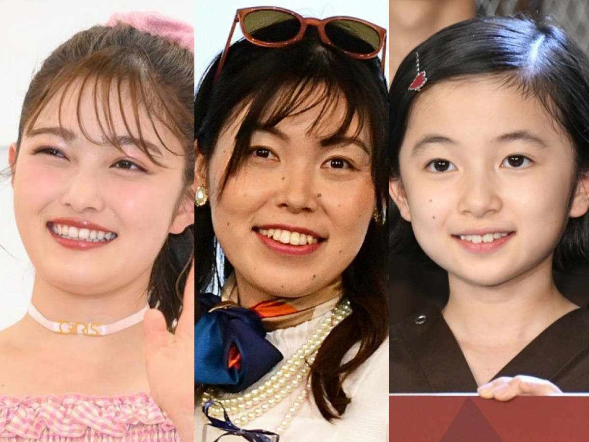 （左から）井上咲楽、尼神インター・誠子、白山乃愛