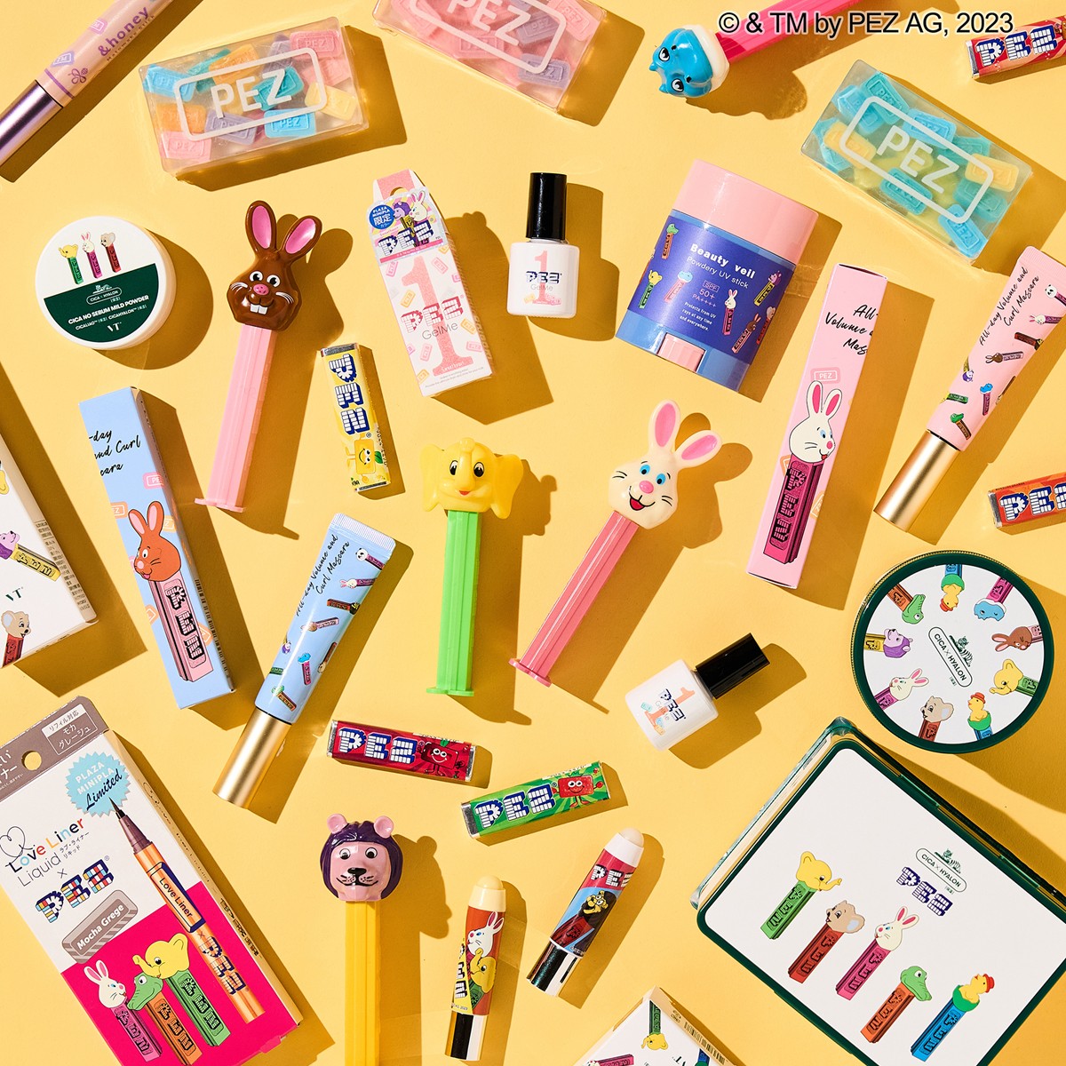 「PEZ」デザインの限定コスメ発売！　PLAZA先行＆限定の春コスメも登場