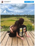 【写真】みちょぱ＆大倉士門、夫婦旅行での絶景ショット　肩抱き寄せ密着「なーにー!!　可愛い」ファンはもん絶