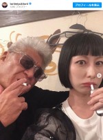 【写真】鳥居みゆき＆小沢仁志、“顔面凶器”な愛煙家2ショットに「カッコいい！」と反響　 本日は“世界禁煙デー”