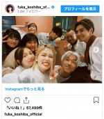 （写真中央下から時計回りに）小芝風花、中村ゆりか、原菜乃華、井頭愛海、平野綾、北村一輝、西村瑞樹（バイきんぐ）、片寄涼太、小市慢太郎　※「小芝風花」インスタグラム