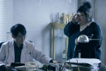 『心霊内科医　稲生知性』に出演する（左から）じろう、平田敦子