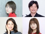 （左上から時計回りで）高畑充希、田中圭、橋本環奈、天海祐希