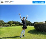 稲村亜美のゴルフウェア姿　※「稲村亜美」インスタグラム