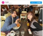 【写真】“瞳”鈴木愛理、推しの“斗真”片寄涼太から「あーん」　ファン「2人ともかわいすぎ」＜推しが上司になりまして＞