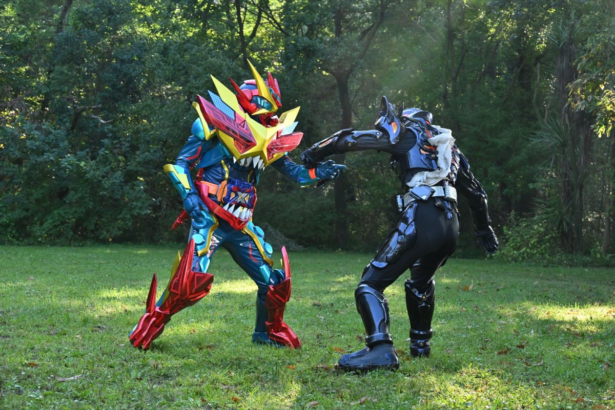 『仮面ライダーガッチャード』第15話「掴めハッピー！輝けガッチャリバー！」、冥黒の三姉妹と本気バトル