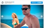 クリス・ヘムズワースが妻エルサ・パタキーとのスウィートな写真公開　※「クリス・ヘムズワース」インスタグラム