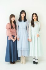 （左から）乃木坂46・小川彩、五百城茉央、井上和