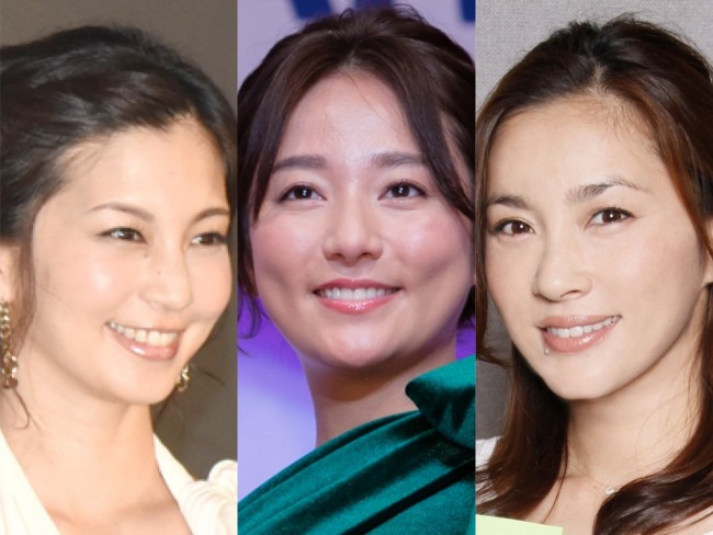 （左から）安田美沙子、木村文乃、瀬戸朝香