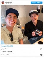 髙橋塁＆藍、“らんるい”兄弟2ショット　※「高橋塁」インスタグラム