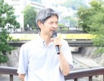 緒形直人、連続テレビ小説『おむすび』神戸ロケ取材会に登場