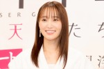 菅井友香、『チェイサーゲームW2 美しき天女たち』記者会見に登場