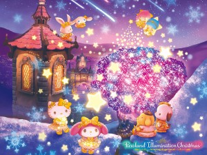 ピューロランドで「クリスマスイベント」開催へ！　サンリオキャラが星のコスチュームで登場