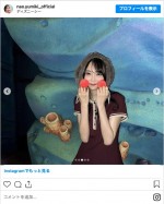 ディズニーシーを訪れた弓木奈於　※「弓木奈於」インスタグラム