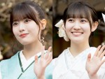 （左から）岩本蓮加、松尾美佑