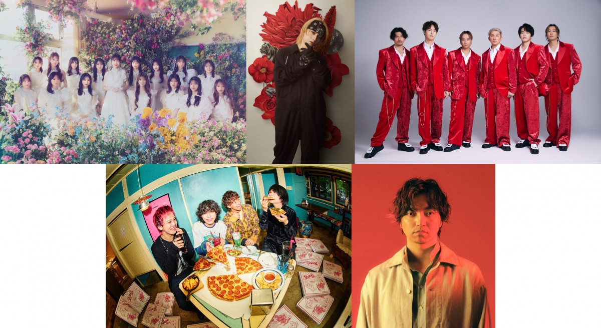 2月12日放送の『CDTVライブ！ライブ！』に出演する（上段左から）AKB48、SKY-HI、DA PUMP（下段左から）ねぐせ。、三浦大知