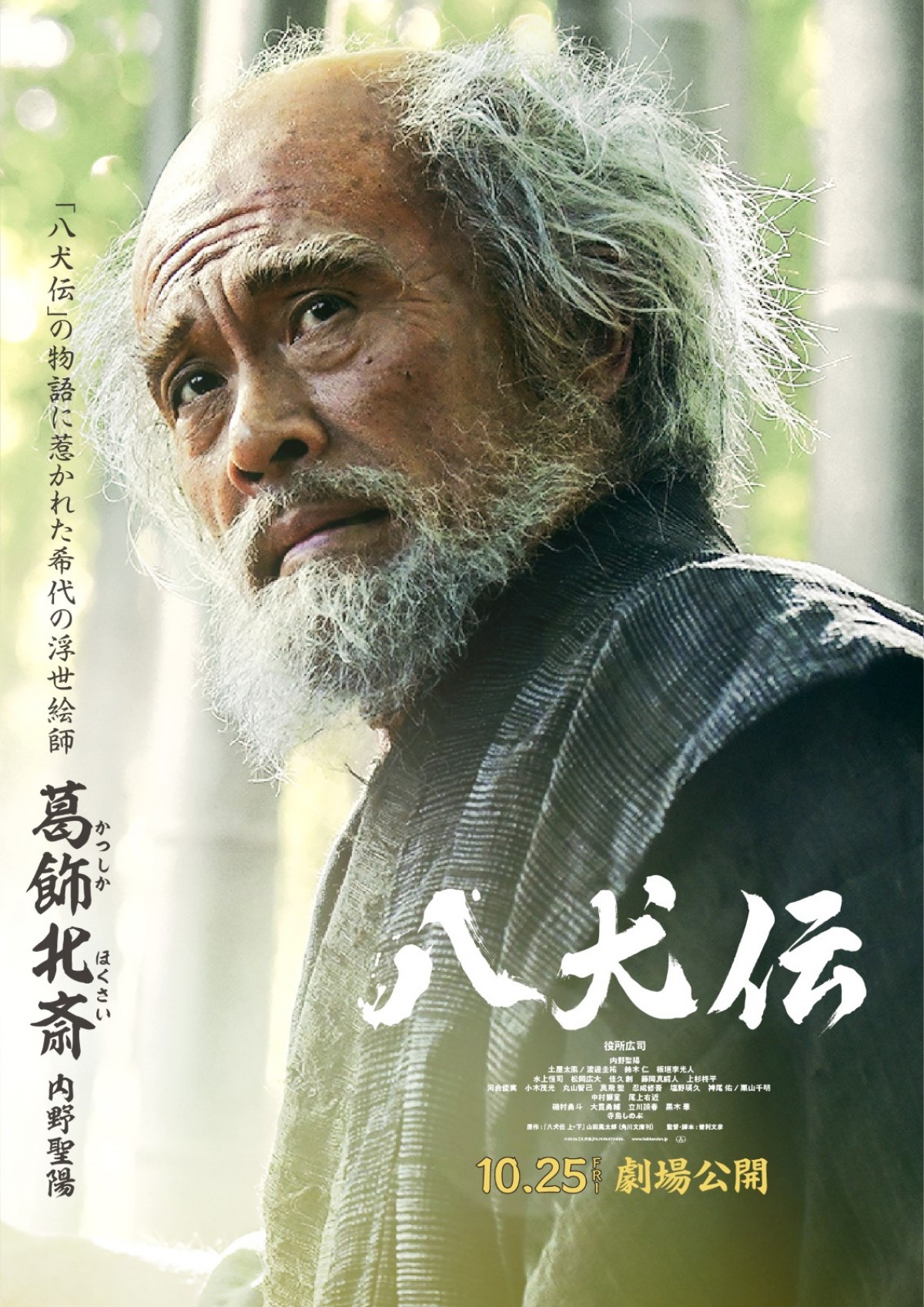 『八犬伝』役所広司・内野聖陽・土屋太鳳ら豪華キャストのキャラビジュ＆映像公開！