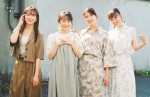 （左から）佐々木彩夏、百田夏菜子、玉井詩織、高城れに