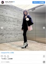 工藤静香の“乙女なセーター”　※「工藤静香」インスタグラム