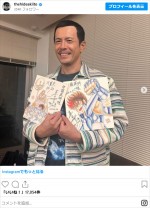 伊藤英明、坊主姿を披露　※「伊藤英明」インスタグラム