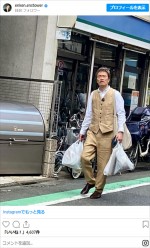 遠藤憲一、買い出しにてんやわんや　※「遠藤憲一」インスタグラム