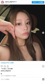 重盛さと美、36歳自撮りショットが話題に　※「重盛さと美」インスタグラム