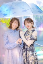 テレビアニメ『アオのハコ』インタビューより（左から）上田麗奈、鬼頭明里