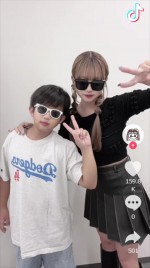 辻希空さん、TikTokでの姿　※「辻希空」TikTok