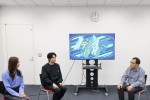 ドラマ『デスゲームで待ってる』座談会より（左から）ヒロイン・梅澤美波（乃木坂46）、主演・日向亘、原案・上田誠（ヨーロッパ企画）